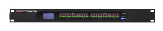 FONESTAR MPX-4088 8 x 8 audio matrix. 4 Digital input/output channels.  Dante compatible. DSP. RS-232
