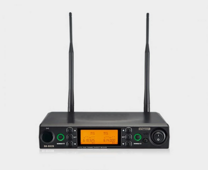 DATEQ DA-802R/6 Dateq DA-802R/6 - 800 Series diversity UHF PLL double receiver 614-650MHz, Remoset Ultrasonic