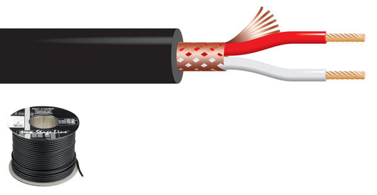 MONACOR MLC-112/SW Microphone Cable 100m 2x0.22mm