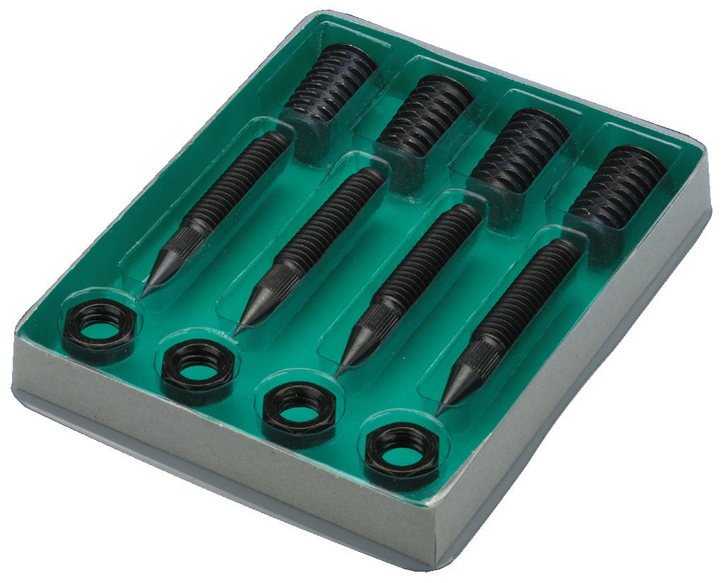 MONACOR SPS-65/SW Cabinet Spikes Black burnished 4pcs