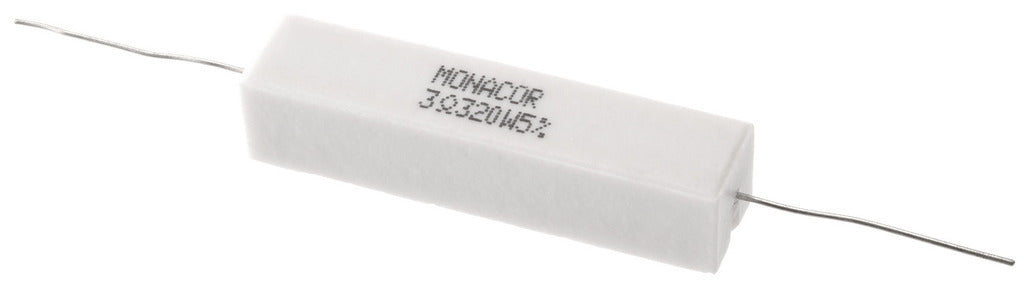 MONACOR LSR-33/20 High-power cement resistor, 3.3 ?, 20 W