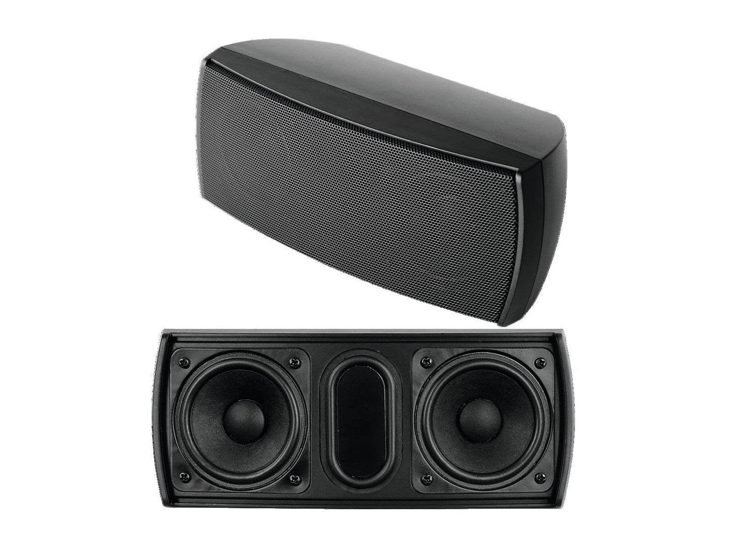 OMNITRONIC OD-22TB Universal wall speaker system with 2.5" full-range speakers and 15 W RMS 100v 6w