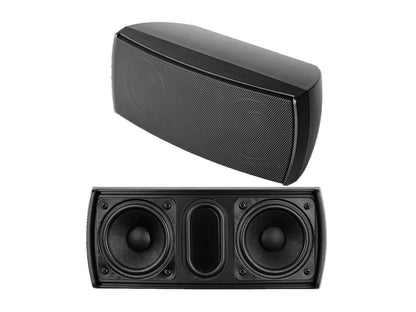 OMNITRONIC OD-22TB Universal wall speaker system with 2.5" full-range speakers and 15 W RMS 100v 6w