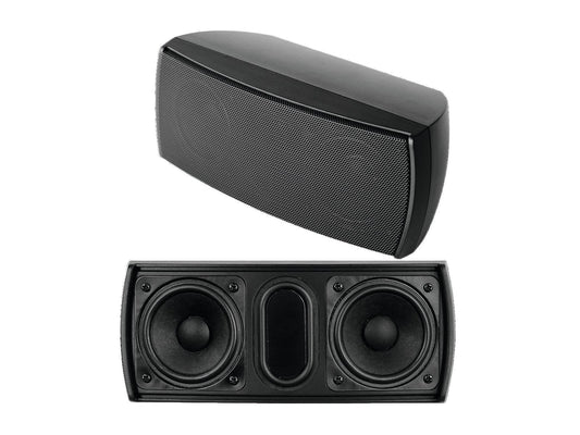 OMNITRONIC OD-22TB Universal wall speaker system with 2.5" full-range speakers and 15 W RMS 100v 6w