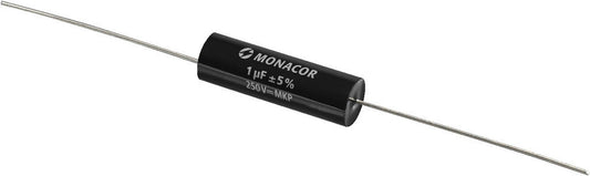 MONACOR MKPA-10 MKP film capacitor, 1.0 µF, 250 V