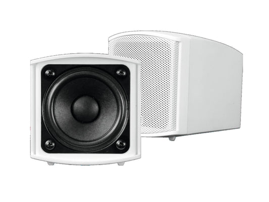 OMNITRONIC OD-2W 2.5" Speaker pair with mount 8? 15W White