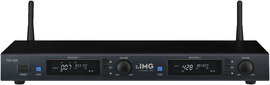IMG STAGELINE TXS-920 UHF Twin Wireless Microphone Receiver