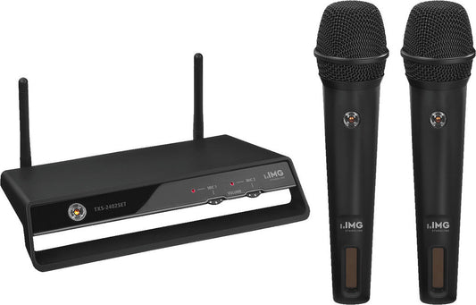IMG STAGELINE TXS-2402SET Twin 2.4GHz Wireless Microphone Set