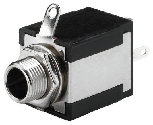 MONACOR T-635S 6.3mm Mono Panel Jack Socket