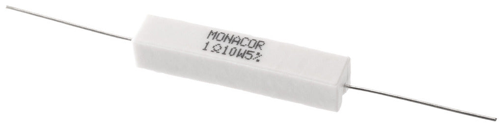 MONACOR LSR-10/10 High-power cement resistor, 1.0 ?, 10 W