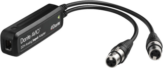 AUDINATE DANTE ADP-DAI-2X0 Dante® AVIO analogue input adapter (2-channel)