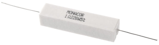 MONACOR LSR-12/20 High-power cement resistor, 1.2 ?, 20 W