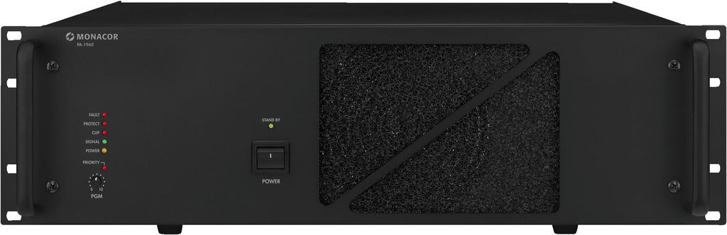 MONACOR PA-1960 960w High-power mono PA amplifier