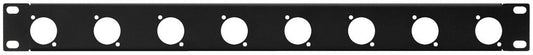 MONACOR RCP-8732U Rack panel, 1 RS, Punched holes