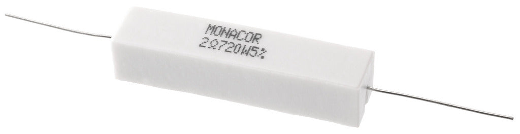 MONACOR LSR-27/20 High-power cement resistor, 2.7 ?, 20 W