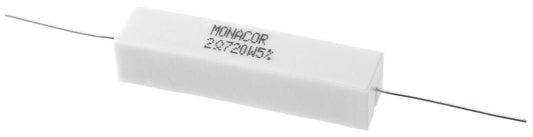 MONACOR LSR-27/20 High-power cement resistor, 2.7 ?, 20 W