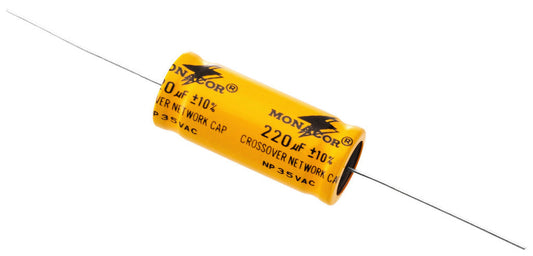 MONACOR LSC-2200NP Bipolar Electrolytic Capacitor 220µF