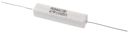 MONACOR LSR-470/10 High-power cement resistor, 47 ?, 10 W