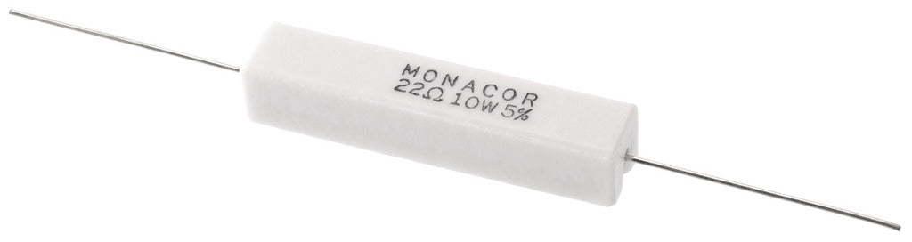 MONACOR LSR-220/10 High-power cement resistor, 22 ?, 10 W