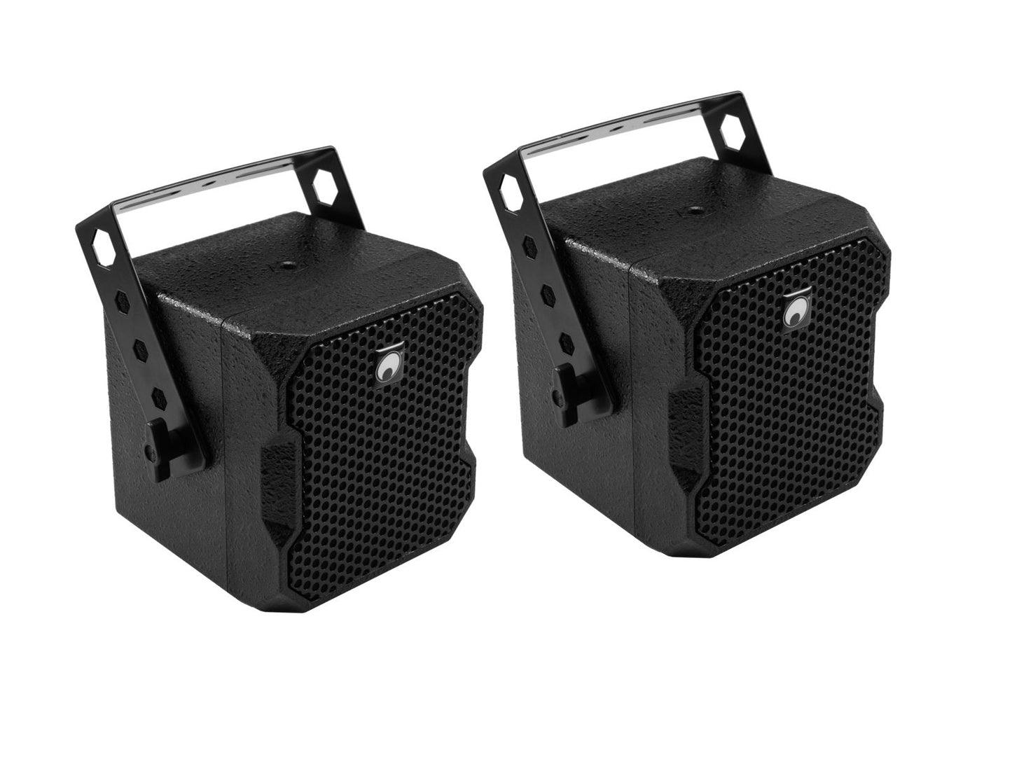 OMNITRONIC BOB-4B 2 x 4" satellite speakers with bracket for the BOB series (Pair)