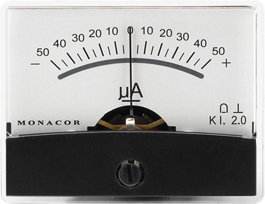 MONACOR PM-2/+-50UA Moving Coil Panel Meter Range ±0.05mA