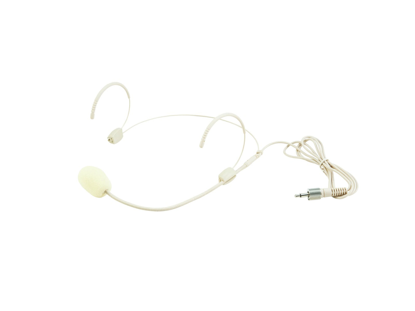 OMNITRONIC UHF-100 Lightweight headset microphone (condenser) with 3.5mm locking jack