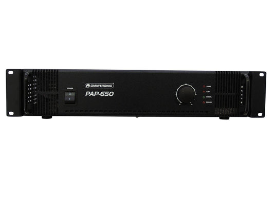 OMNITRONIC PAP-650 650w PA Amplifier