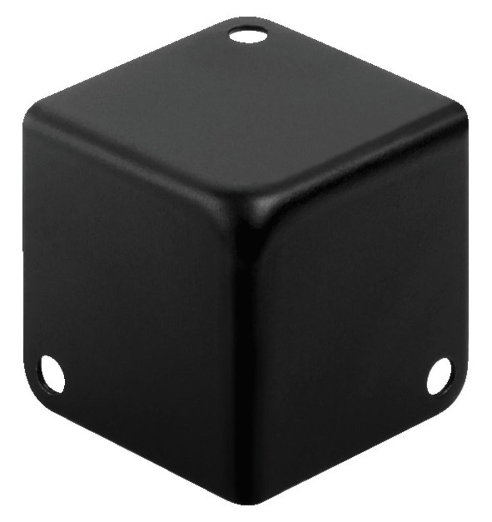 MONACOR MZF-8502/SW Metal case corner. Black
