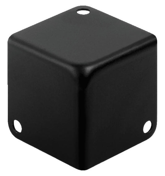 MONACOR MZF-8502/SW Metal case corner. Black