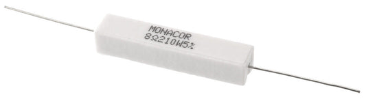 MONACOR LSR-82/10 High-power cement resistor, 8.2 ?, 10 W