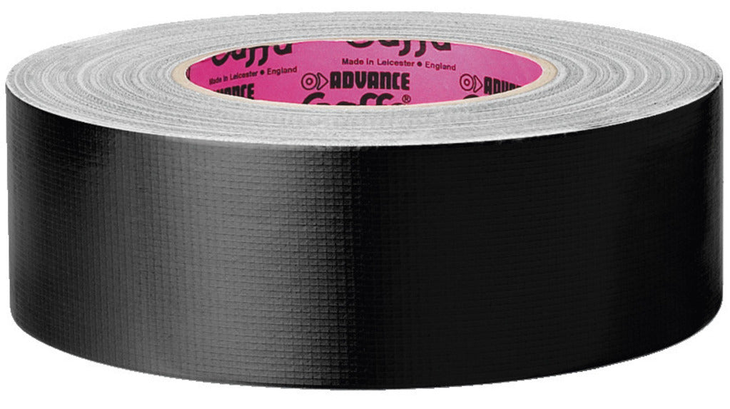 MONACOR AT-202/SW Black Gaffa Tape 50mm Width 50m Width