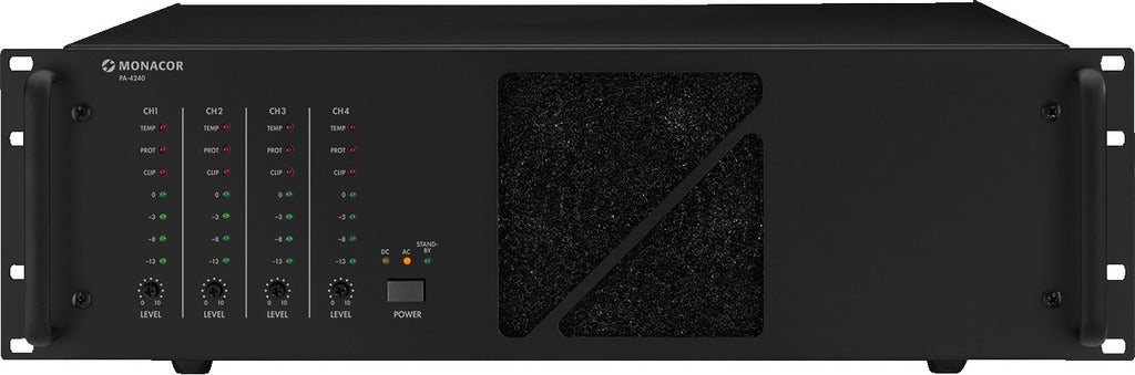 MONACOR PA-4240 PA power amplifier 4 x 240 W
