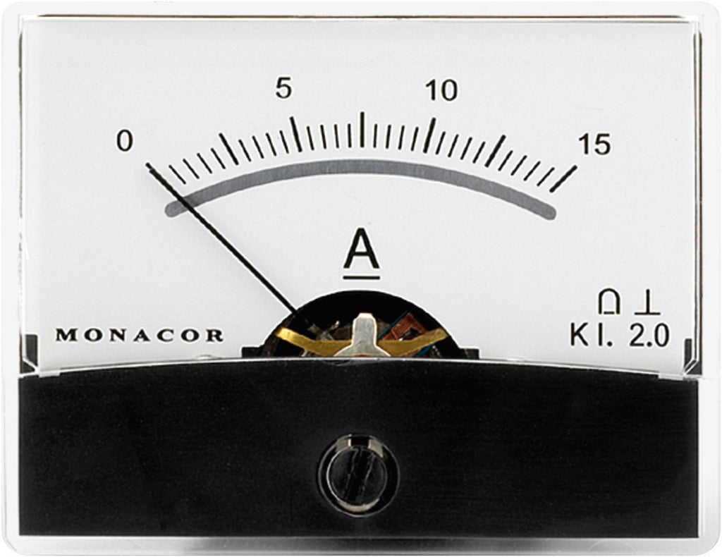MONACOR PM-2/15A Moving Coil Panel Meter Range 15A
