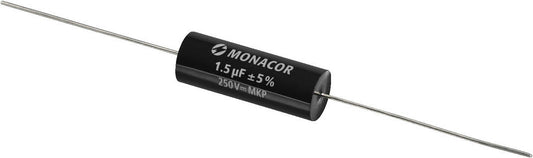 MONACOR MKPA-15 MKP film capacitor, 1.5 µF, 250 V
