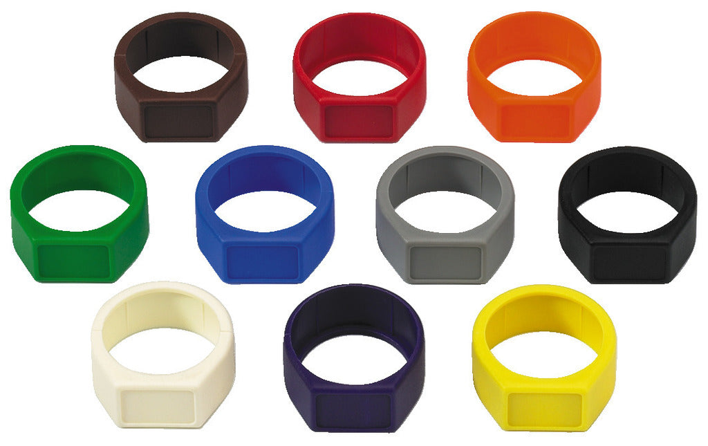 MONACOR XCR-10SET Colour Coded Rings for NEUTRIK NC-MX and NC-FX series XLR connectors