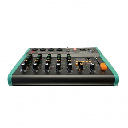 ZZIPP ZZMXBTR6 Compact 6-channel mixer with DSP effects and bluetooth